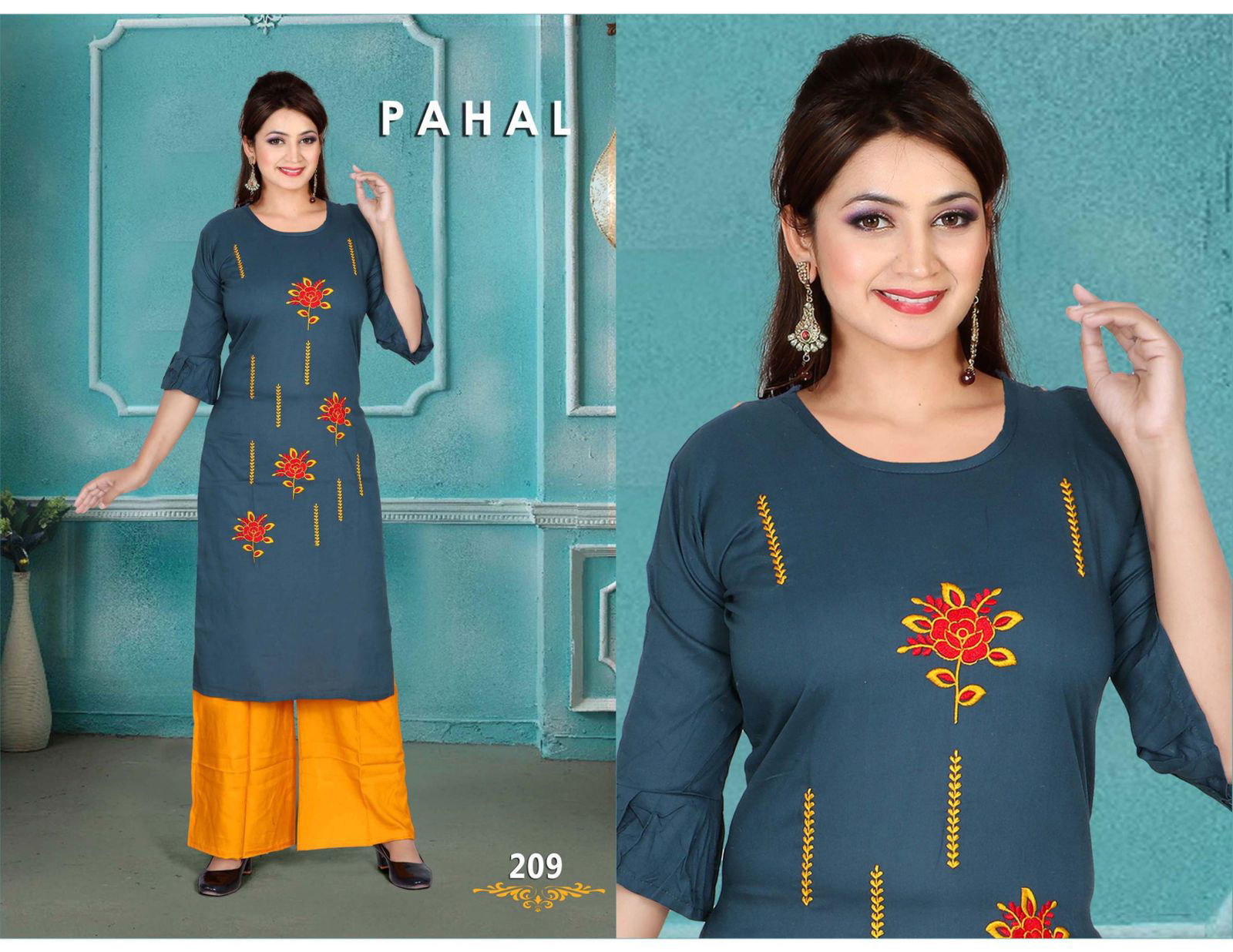 Beauty Queen Pahal 2 Casual Daily Wear Rayon Kurti With Bottom Collection